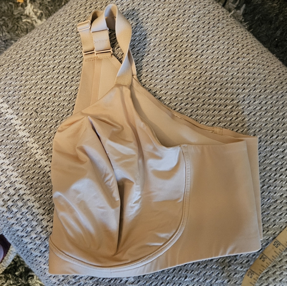 Serenada Womens 50D Wire Free Beige Bra EUC - Picture 6 of 7